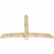 Ekena Millwork Bellingham Rough Sawn Timber Gable Bracket, Douglas Fir, 84"W x 53"H x 4"D x 6"F, 15/12 Pitch GBW084X53X0406BEL00RDF - alternate 4